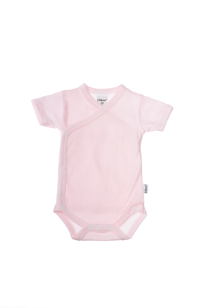 Wickelbody rosa gestreift