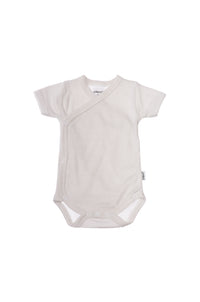 Wickelbody beige gestreift