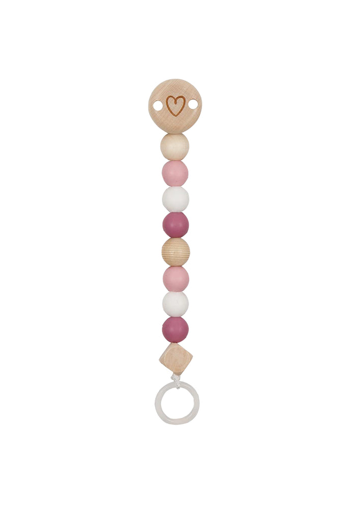 Schnullerkette rosa von Goki