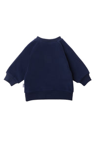 Rückseite navy Sweatshirt 