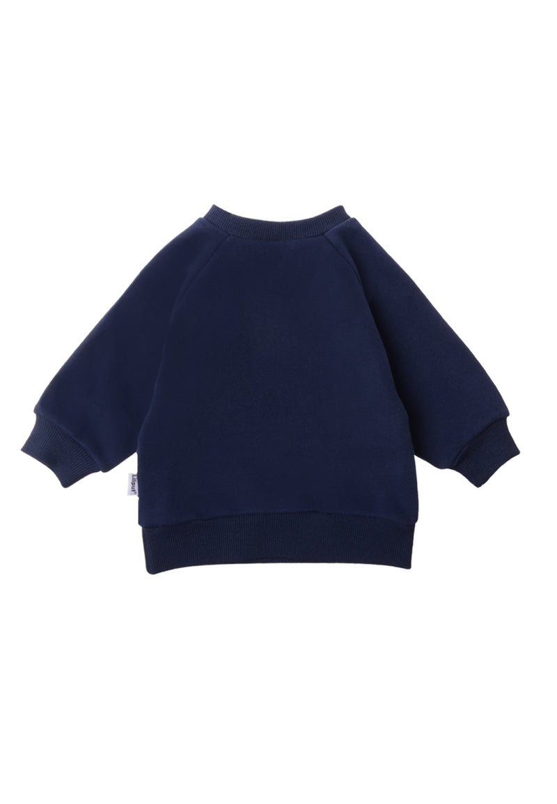 Rückseite navy Sweatshirt 