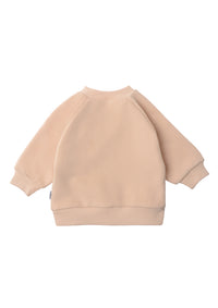 Sweatshirt in beige-sand