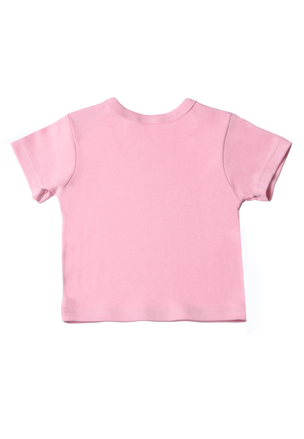 Doppelpack T-Shirts in pink und weiß mit Aufdruck aus Bio Baumwolle