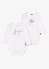 2er-Pack Langarm-Amineckbodys mit Wild Forest