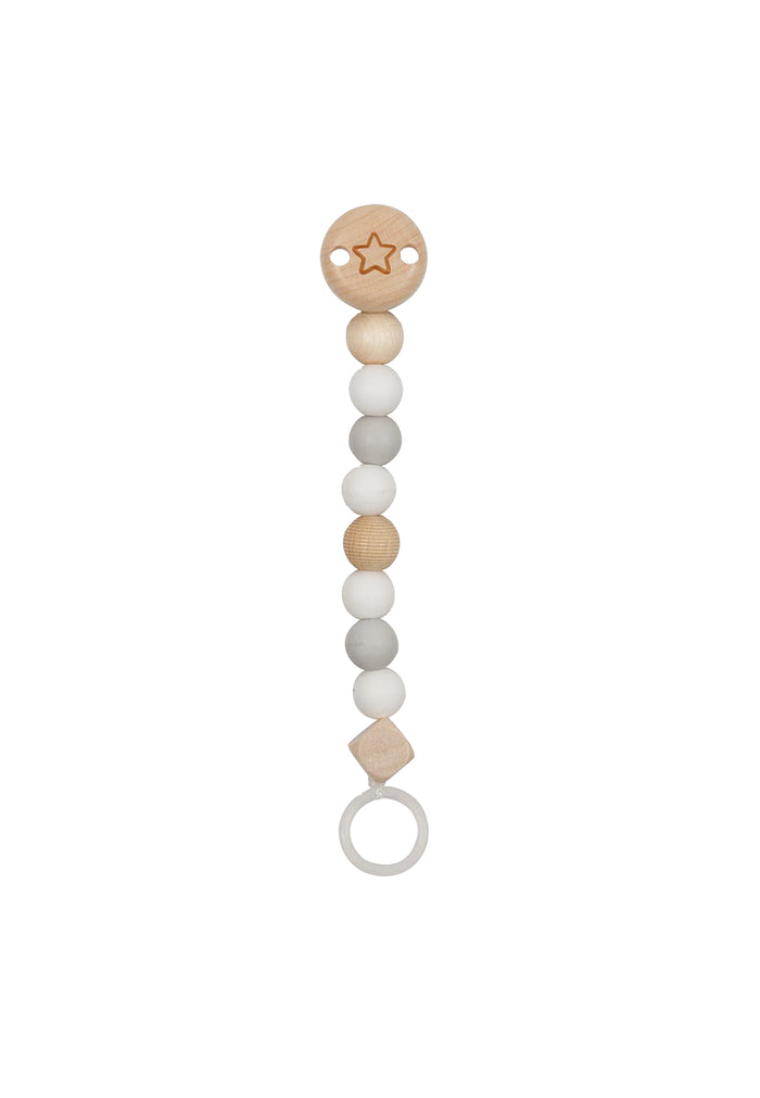 Schnullerkette grau von Goki