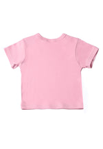 Rückseite Bio Baumwoll T-shirt in pink