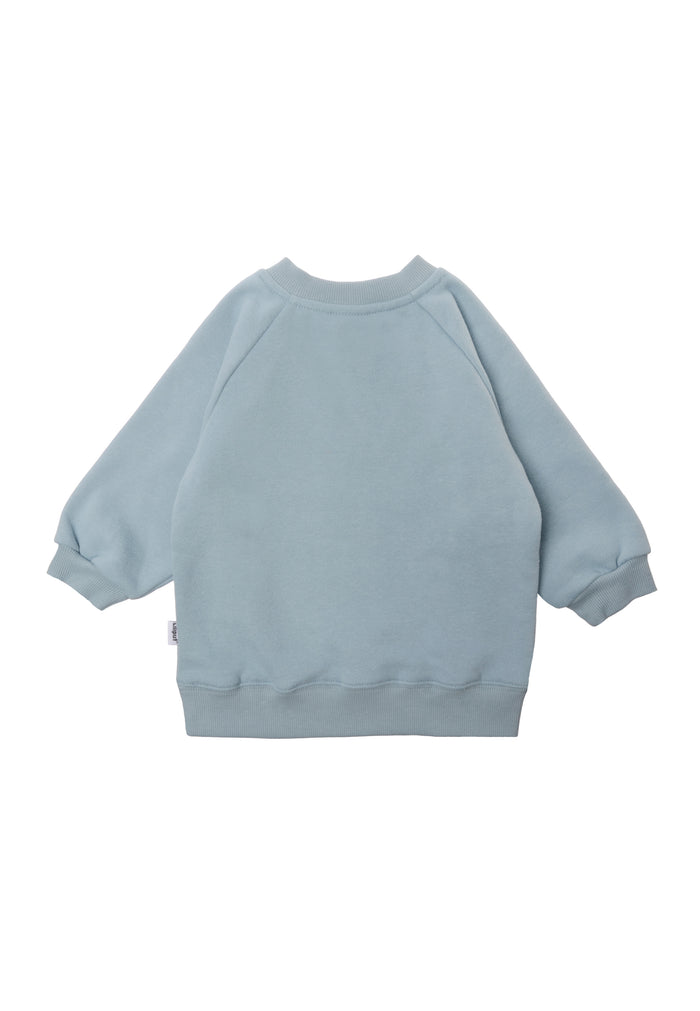 Rückseite des kuscheligen Sweatshirts.