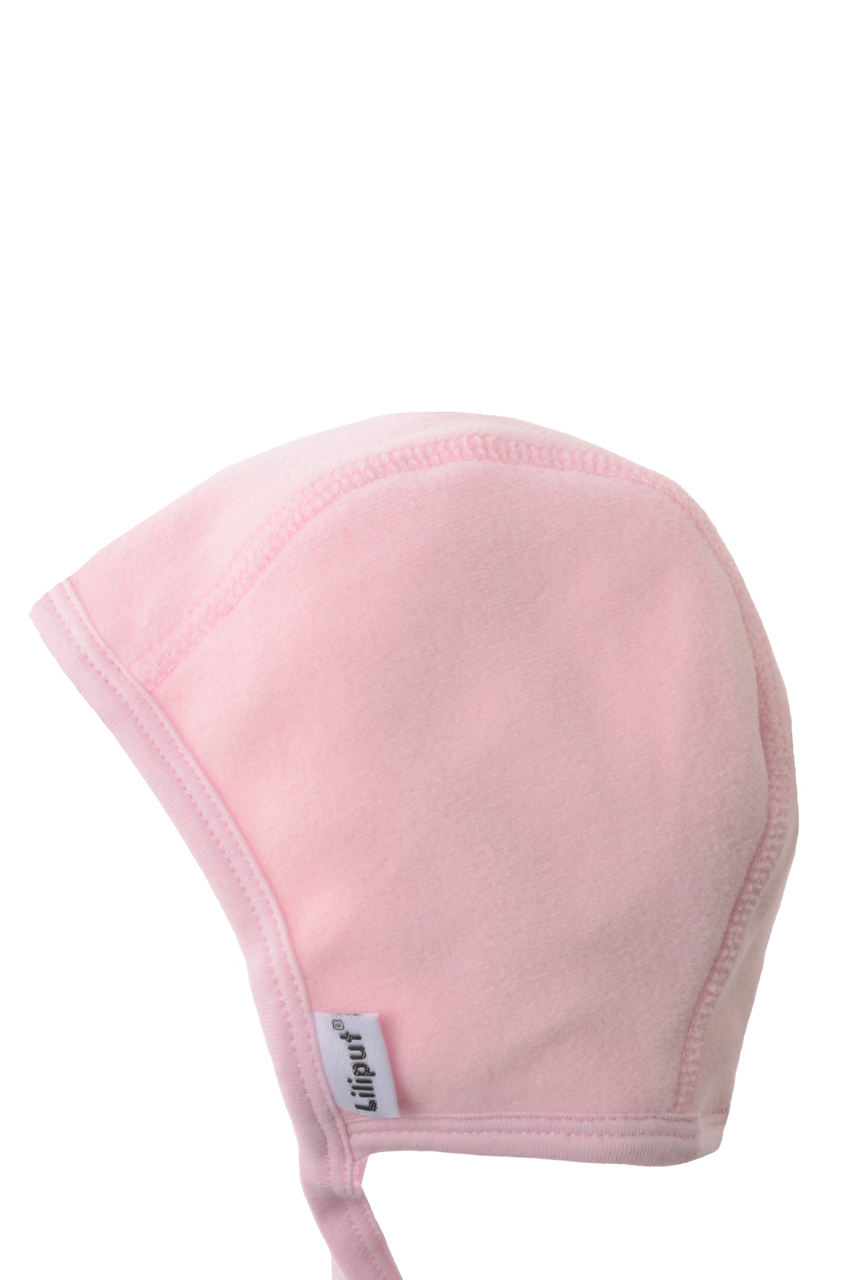Bindemütze aus Fleece in Rosa