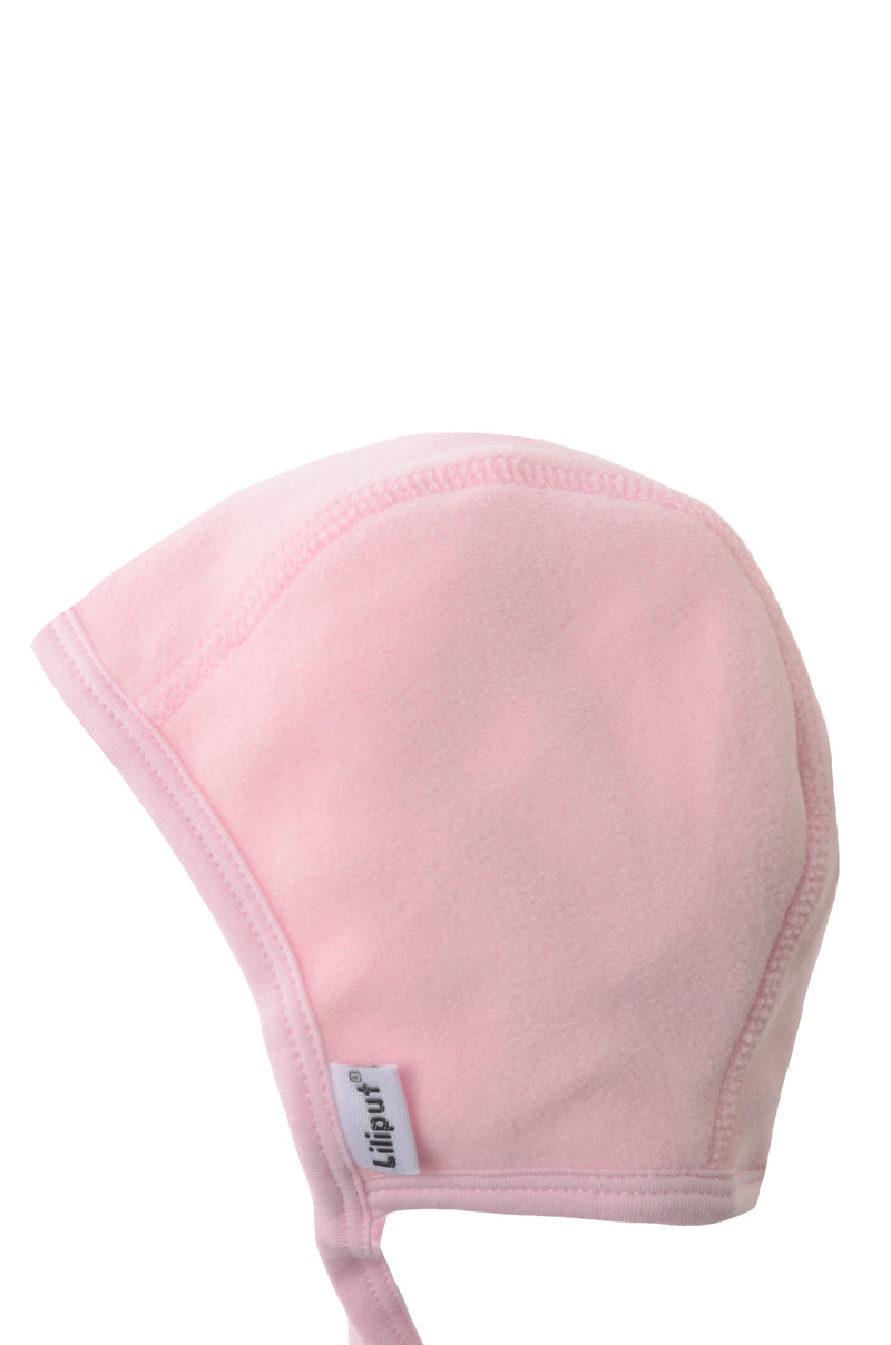 Bindemütze aus Fleece in Rosa