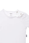 Langarmshirt aus Bio-Baumwolle weiß