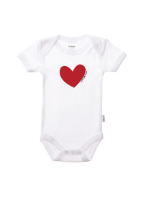 3-teiliges Set, Kurzarmbody mit "cutest little human"