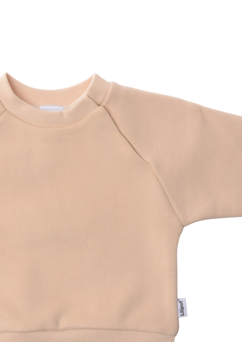 Sweatshirt in beige-sand
