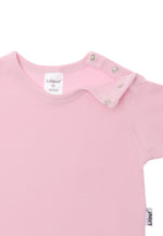Langarmshirt aus Bio-Baumwolle in rosa