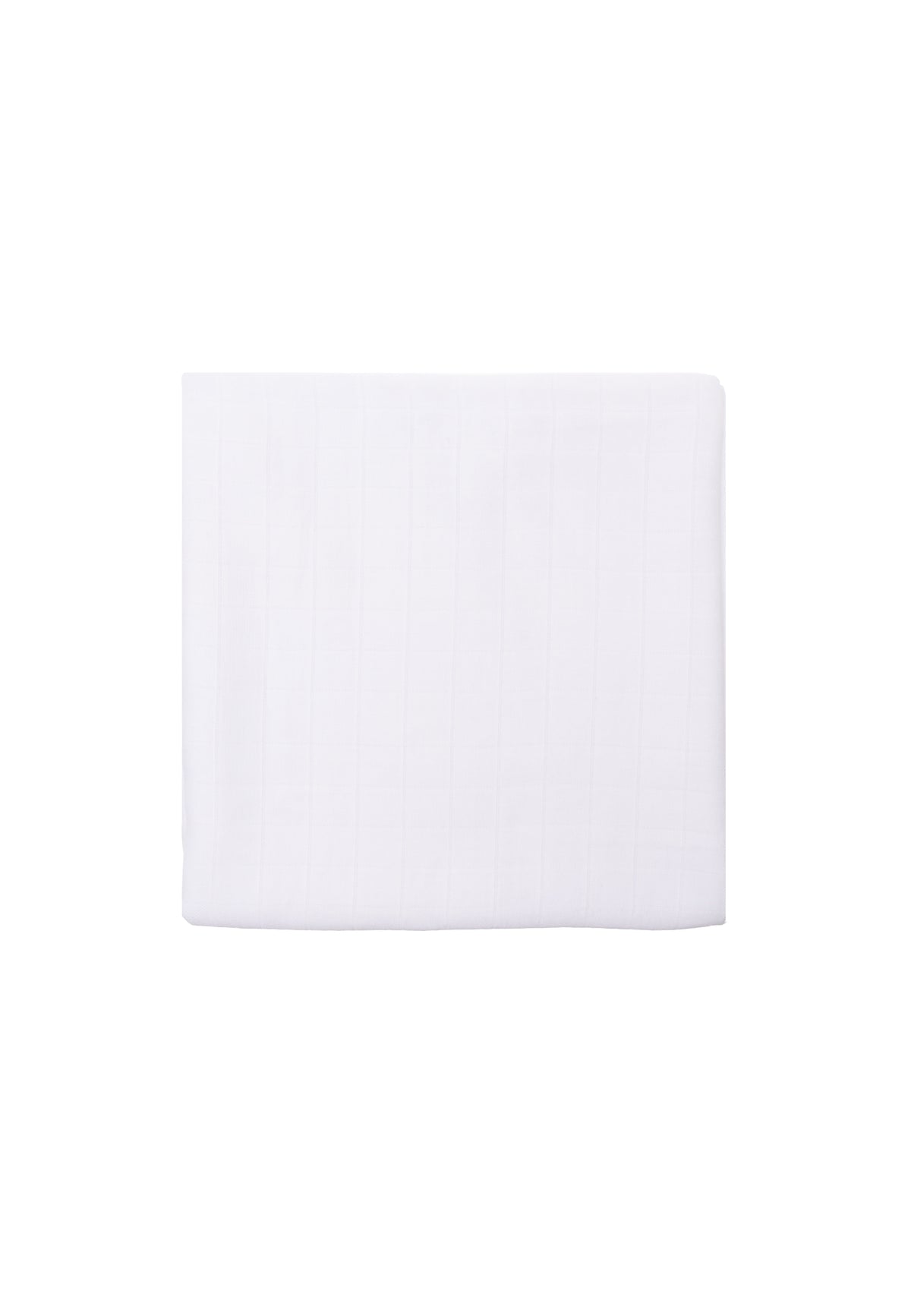 weißes Premium Musselintuch in 80x80cm.