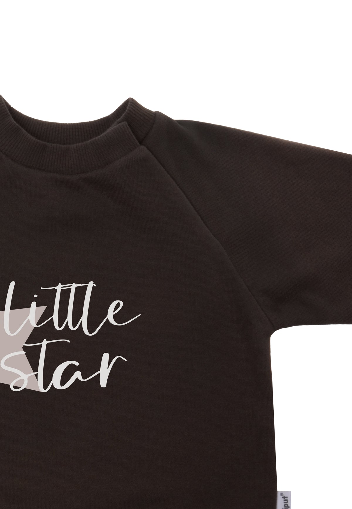 Detailaufnahme weiches Sweatshirt mit niedlichem Print.