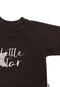 Detailaufnahme weiches Sweatshirt mit niedlichem Print.