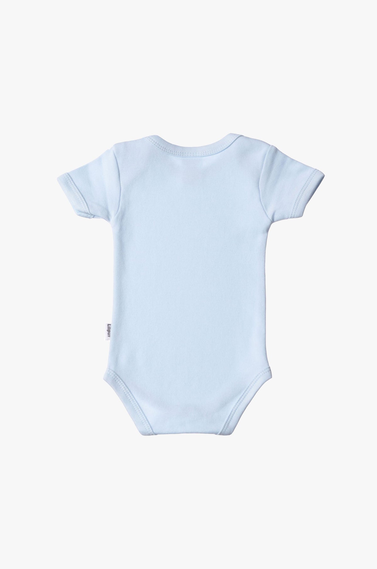 Kurzarm-Amineckbody in hellblau