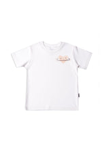 Kinder-T-Shirt aus Bio-Baumwolle in weiß mit Herz
