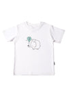 Kinder-T-Shirt aus Bio-Baumwolle in weiß mit Elefant "3. Geburtstag"
