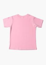 Kinder-T-Shirt aus Bio-Baumwolle in rosa mit Eco Paradise