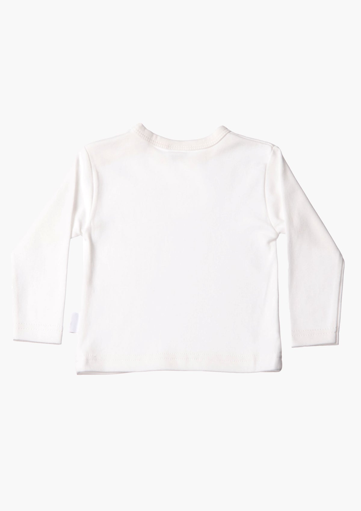 Langarmshirt in ecru mit professional huggiver
