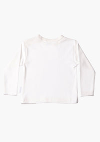 Langarmshirt in ecru mit professional huggiver