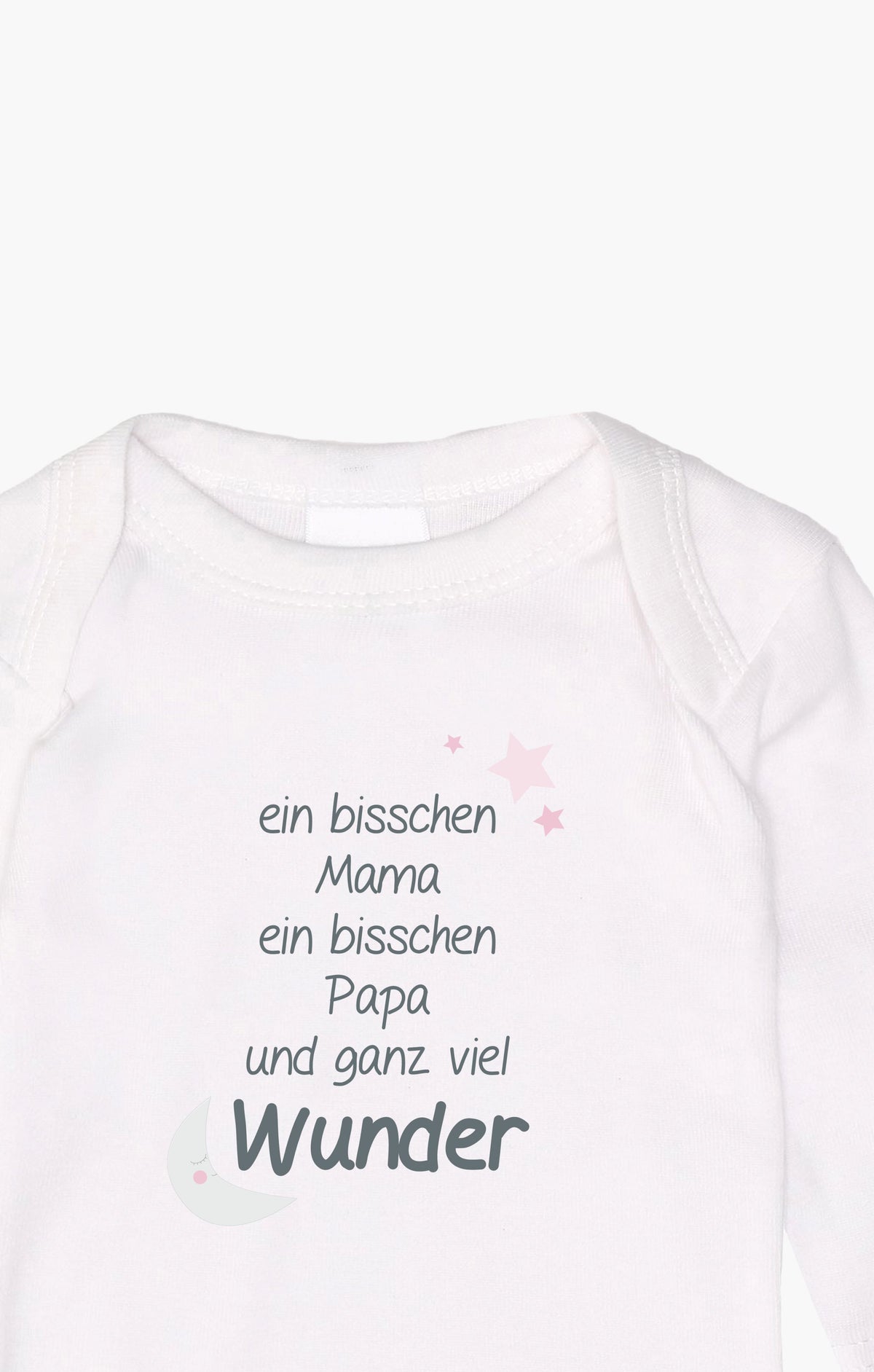 2er-Pack Langarm-Amineckbodys mit Mummy + Daddy