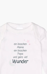2er-Pack Langarm-Amineckbodys mit Mummy + Daddy