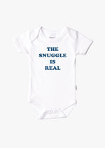 2er-Pack Kurzarm-Amineckbodys in weiß mit The snuggle is real