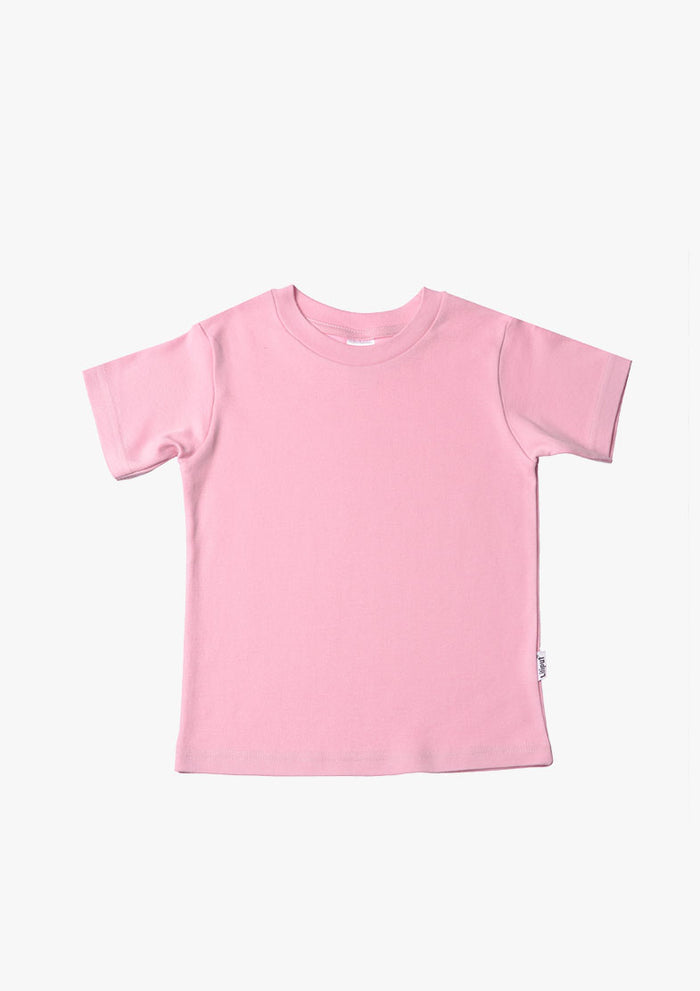 Kinder-T-Shirt aus Bio-Baumwolle in rosa