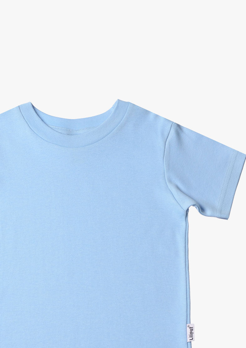 Kinder T-Shirt Liliput Liliput Bio-Baumwolle – hellblau