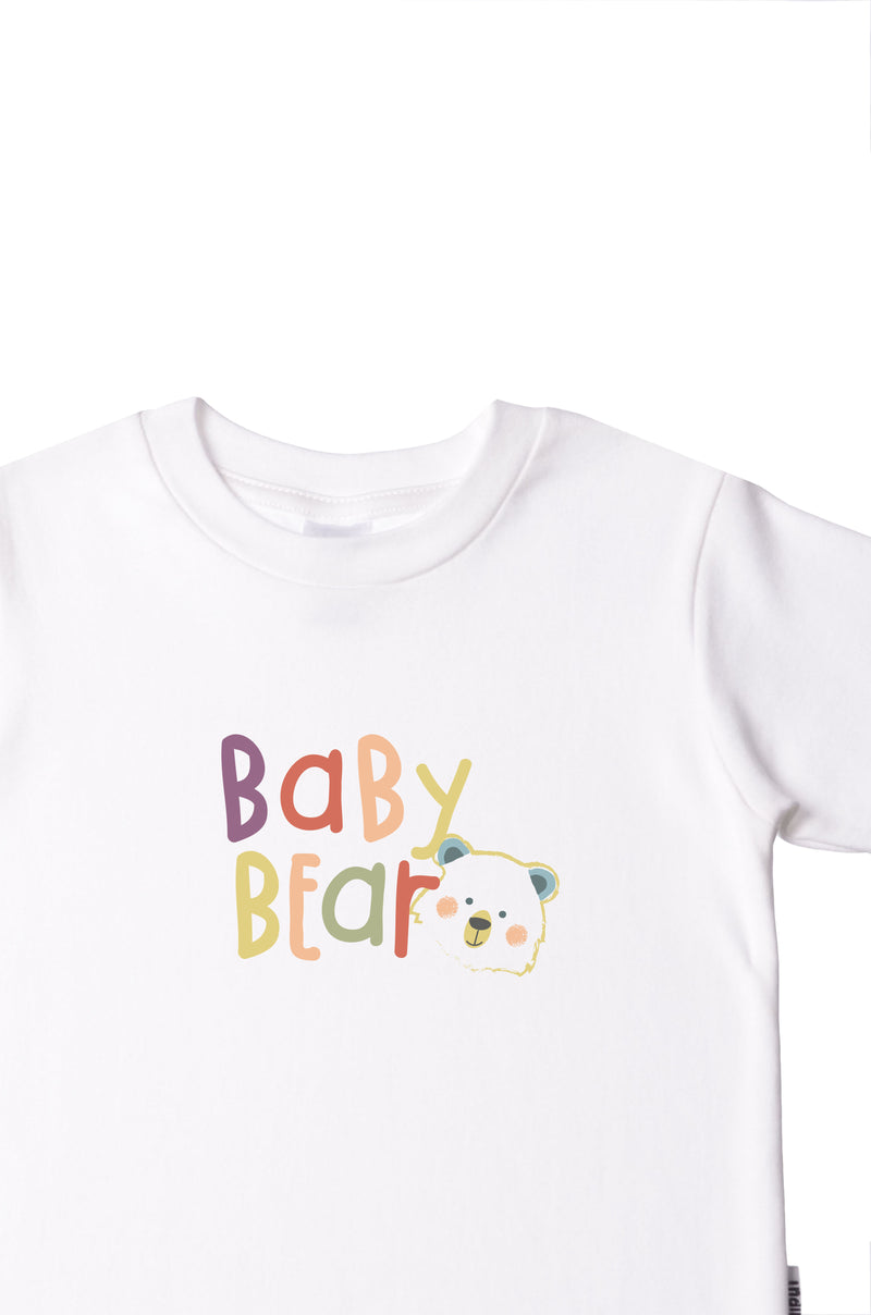 Detailfoto Baby Bear Print in bunten Farben