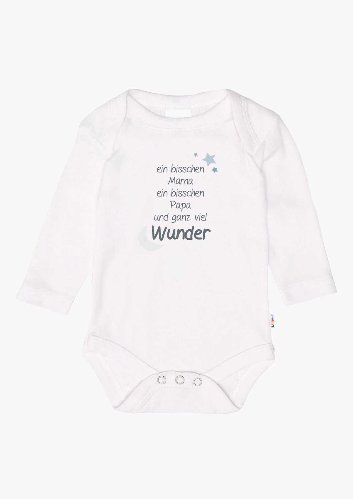 2er-Pack Langarm-Amineckbodys mit Mummy + Daddy