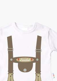Langarmshirt in weiß mit Lausbub