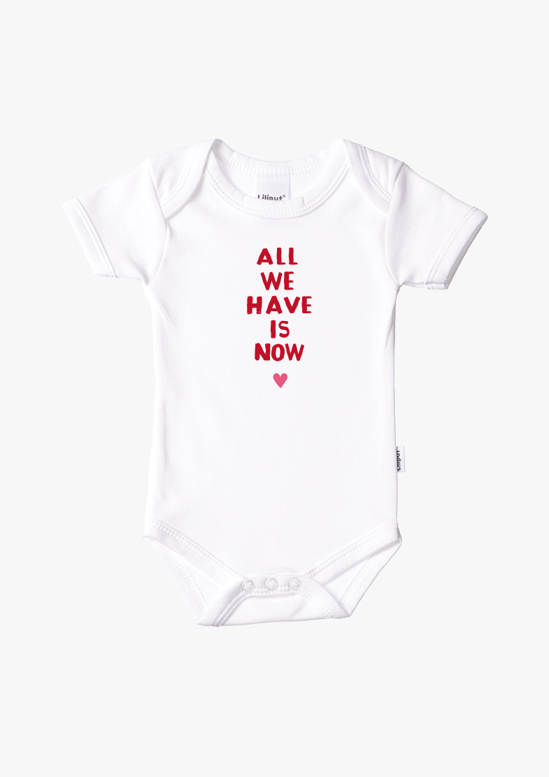 2er-Pack Kurzarm-Amineckbodys mit All we have is now