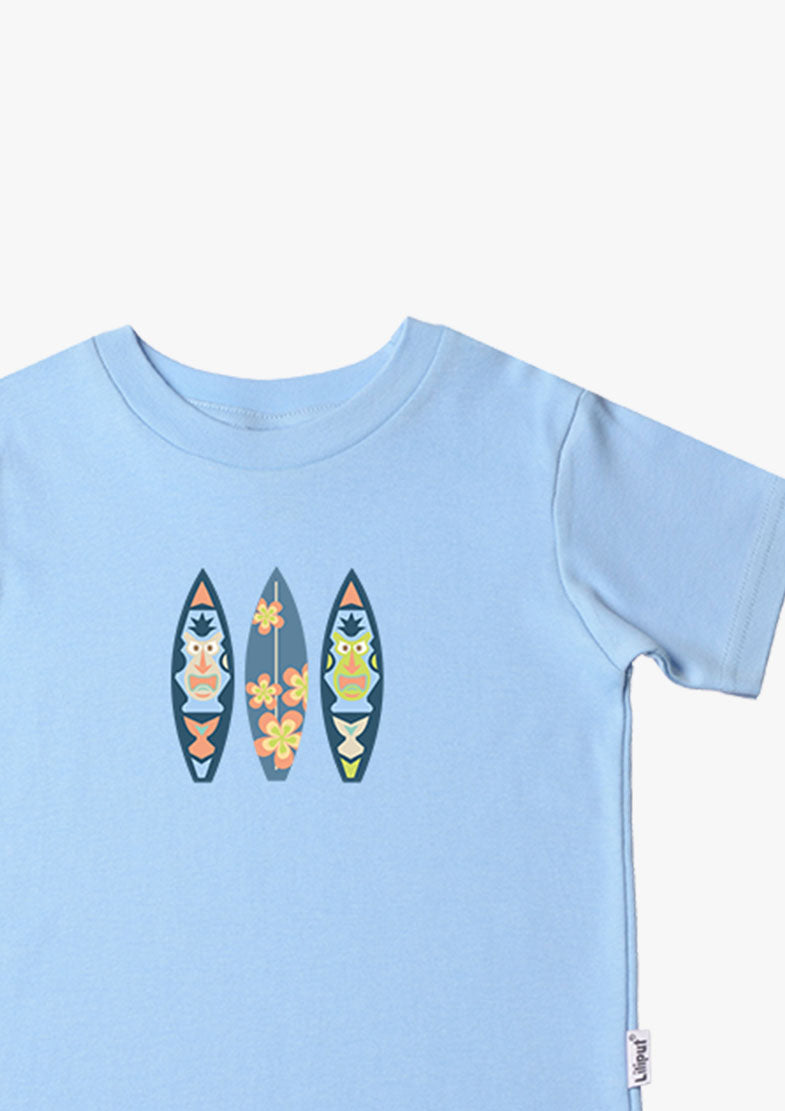Kinder T-Shirt hellblau Bio-Baumwolle Liliput – Liliput