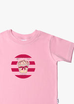 Kinder-T-Shirt aus Bio-Baumwolle in rosa mit cupcake