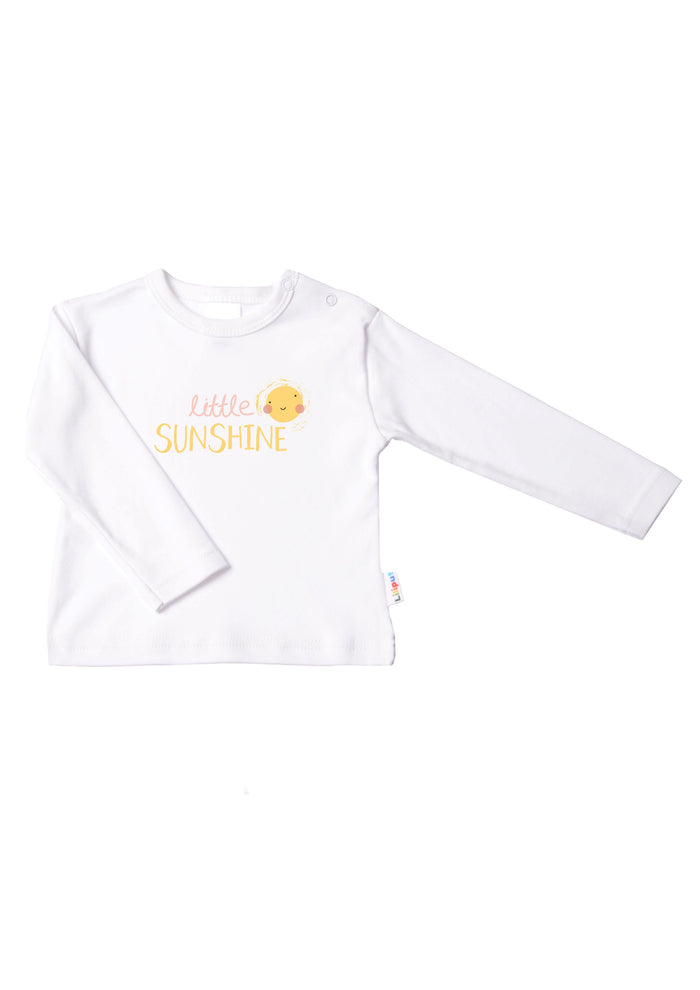 Langarmshirt in weiß mit Little Sunshine
