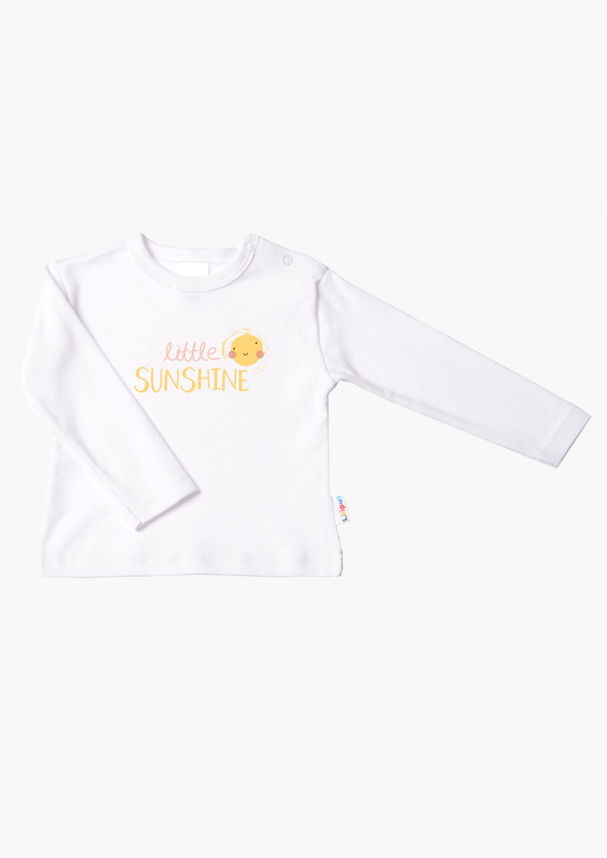 Langarmshirt in weiß mit Little Sunshine