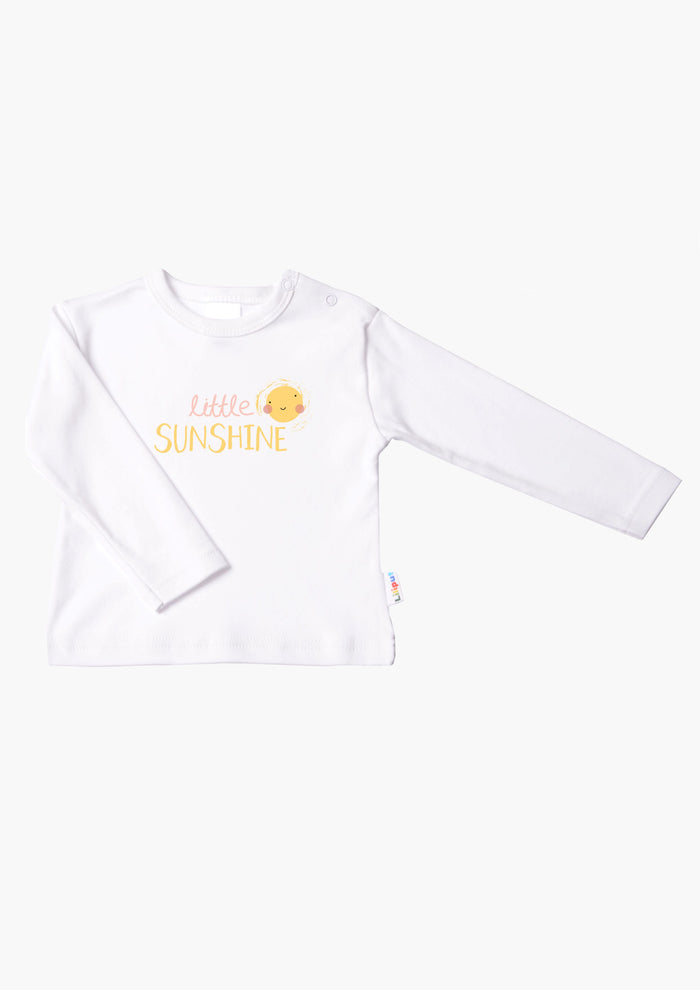 Langarmshirt in weiß mit Little Sunshine