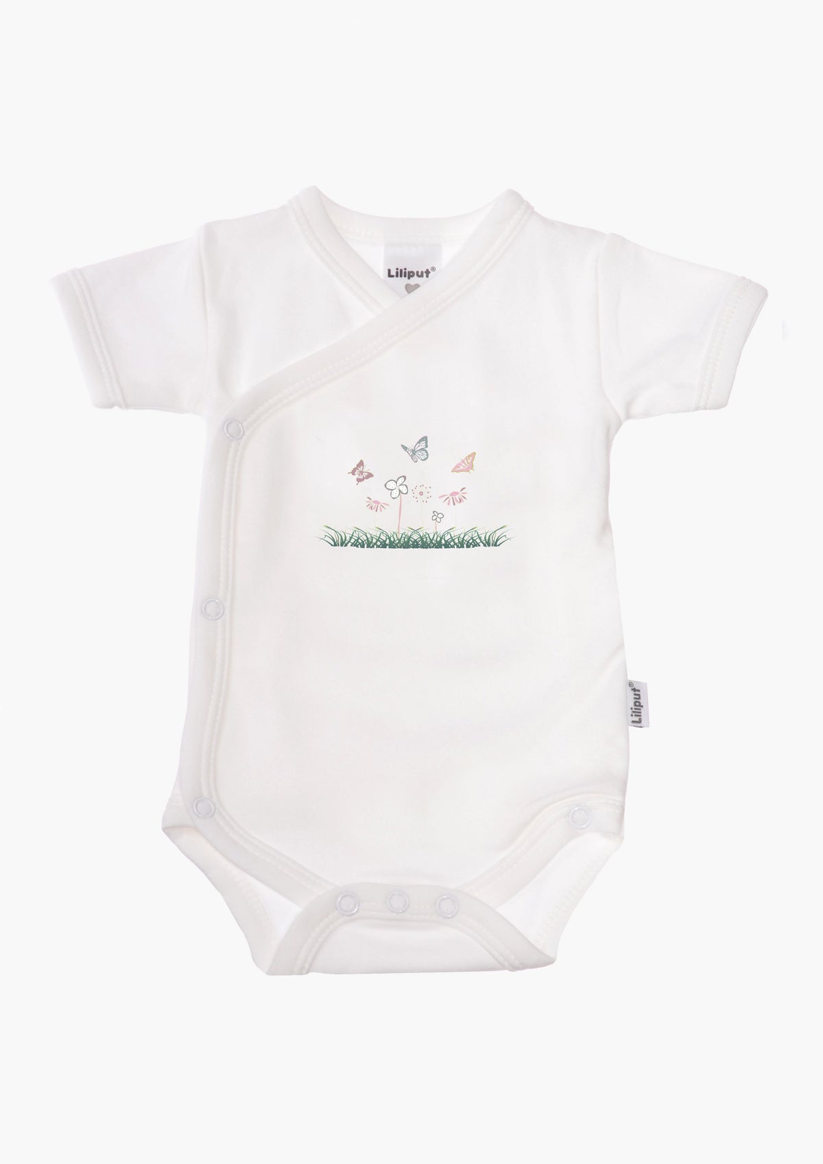 2er-Pack Kurzarm-Wickelbodys mit Schmetterling