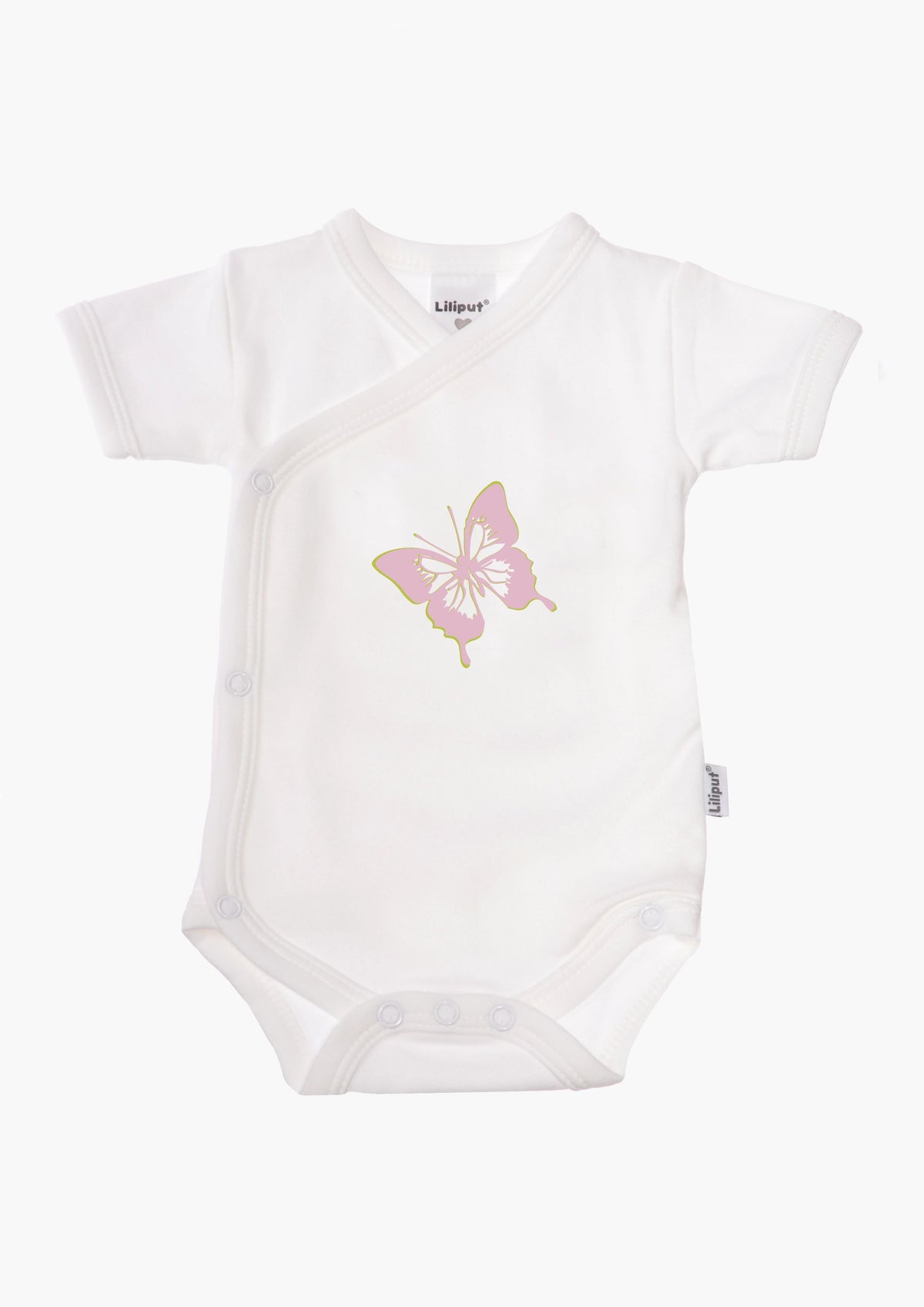 2er-Pack Kurzarm-Wickelbodys mit Schmetterling