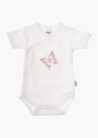 2er-Pack Kurzarm-Wickelbodys mit Schmetterling