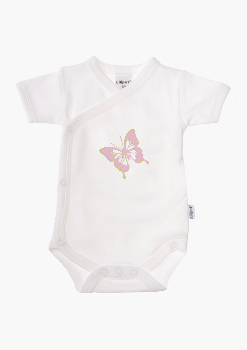2er-Pack Kurzarm-Wickelbodys mit Schmetterling