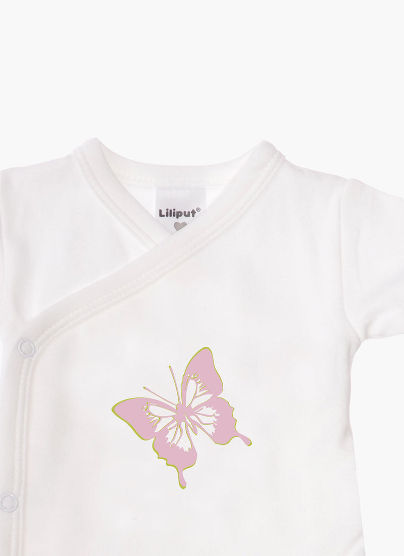 2er-Pack Kurzarm-Wickelbodys mit Schmetterling