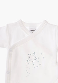 2er-Pack Kurzarm-Wickelbodys mit "Little King"