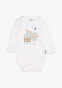 2er-Pack Langarm-Amineckbodys mit Hase und Mond