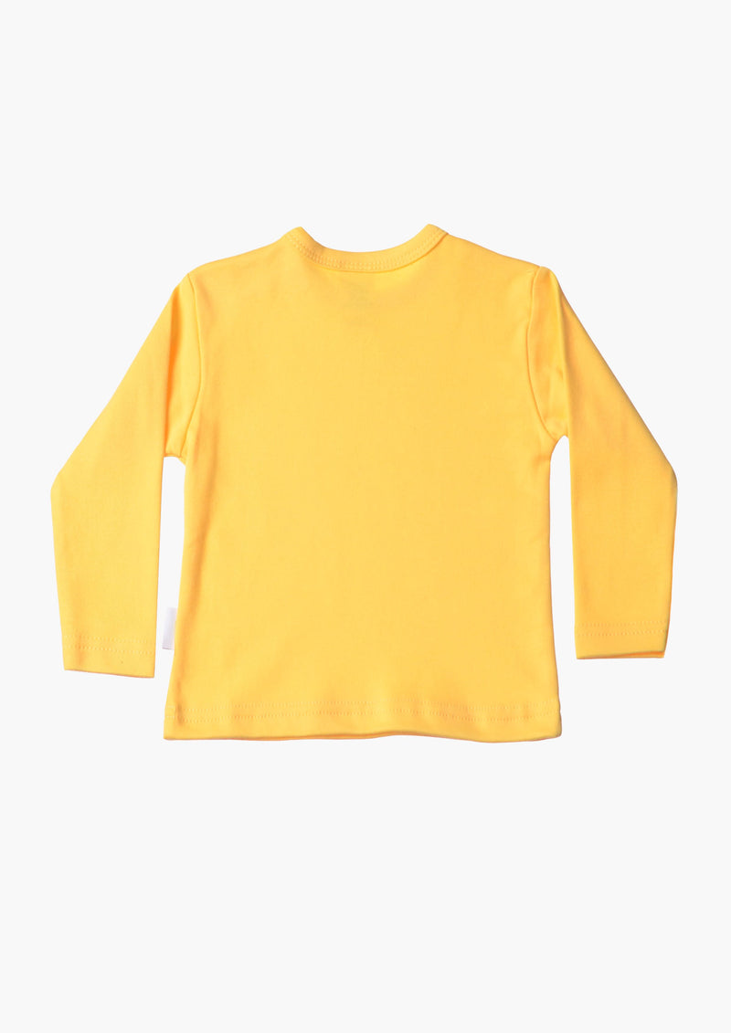 Langarmshirt in gelb mit Seestern