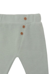 3-teiliges Rib-Strick-Set in Schilf