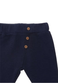 3-teiliges Rib-Strick-Set in Marine